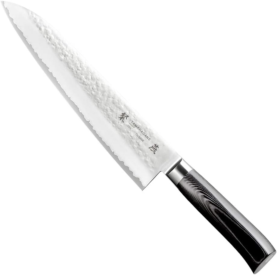 Tamahagane San Tsubame Micarta Hammered Chef’s Knife 10-inch Review