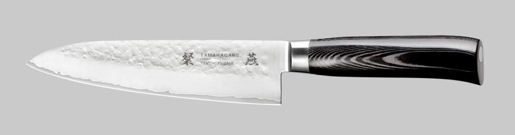 Tamahagane SAN Tsubame Mikarta Stainless Steel Chefs Knife, 7-Inch